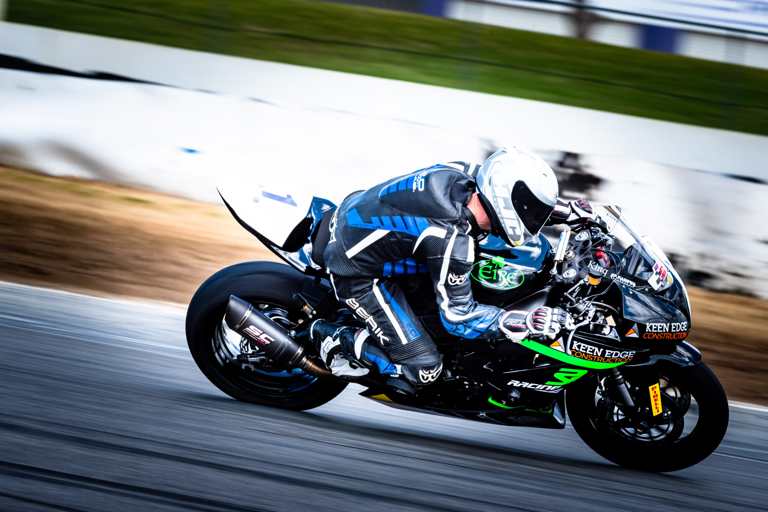 West Australian Supersport champion Tommy King racing at Carco.com.au Raceway in Wanneroo.