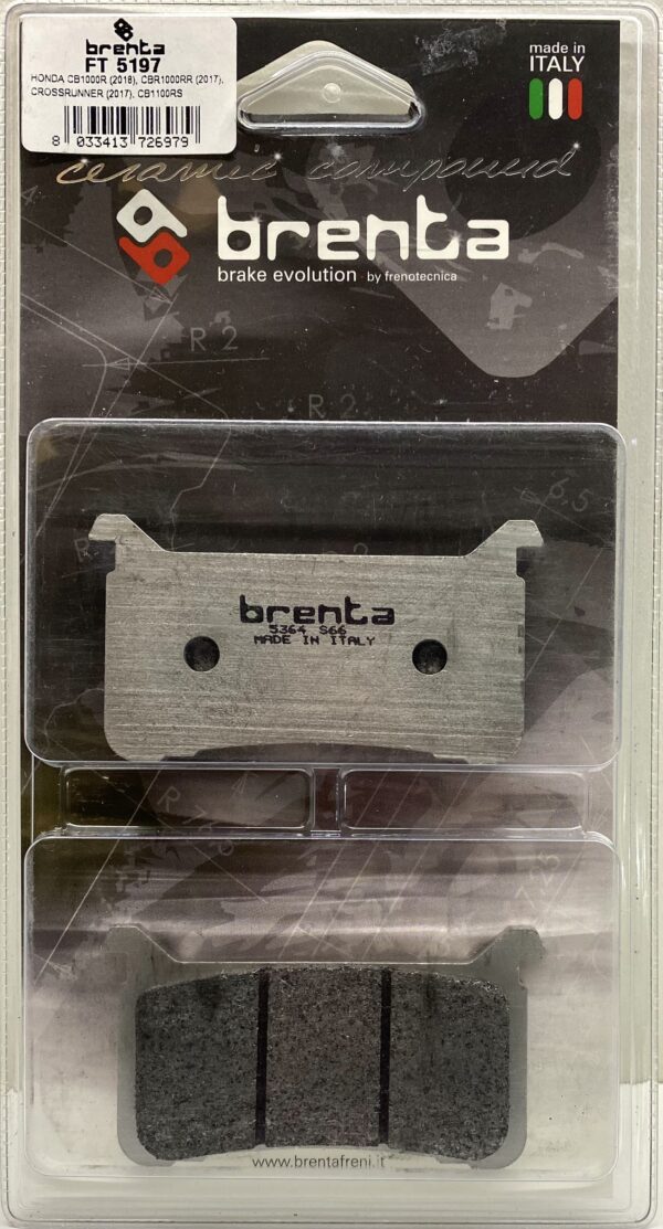 High quality Brenta ceramic brake pads for your Honda track bike.