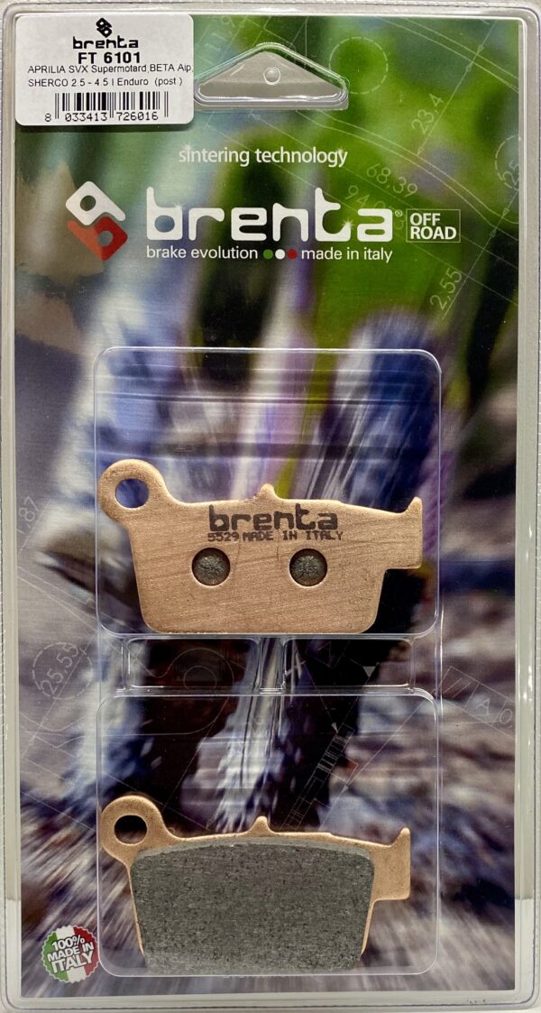 High quality Brenta off road brake pads suitable for use in motocross and enduro environments.